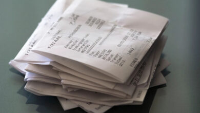 Store receipts for scanning with the Fetch app