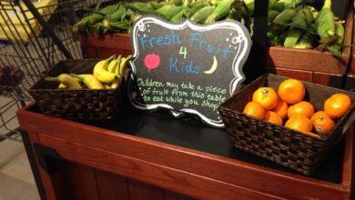 Fresh produce at a grocery store, Ibotta cash back
